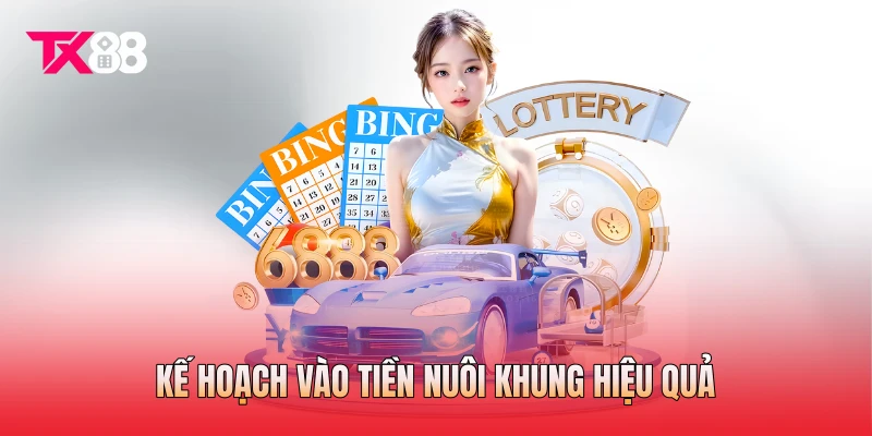 Kế hoạch vào tiền nuôi khung hiệu quả