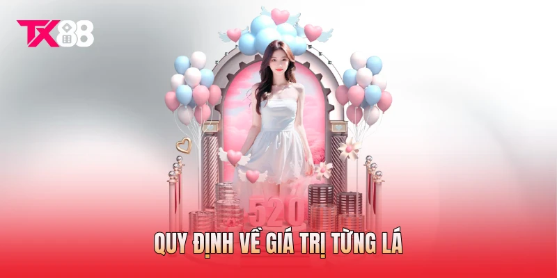 Quy định về giá trị từng lá Quy định về giá trị từng lá